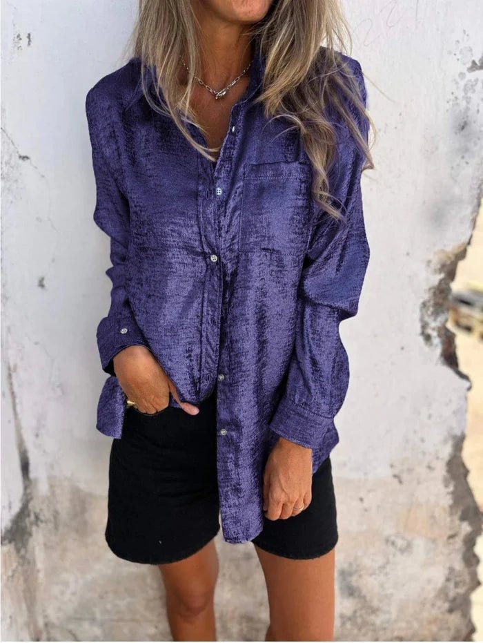 Luxe Suede Blouse