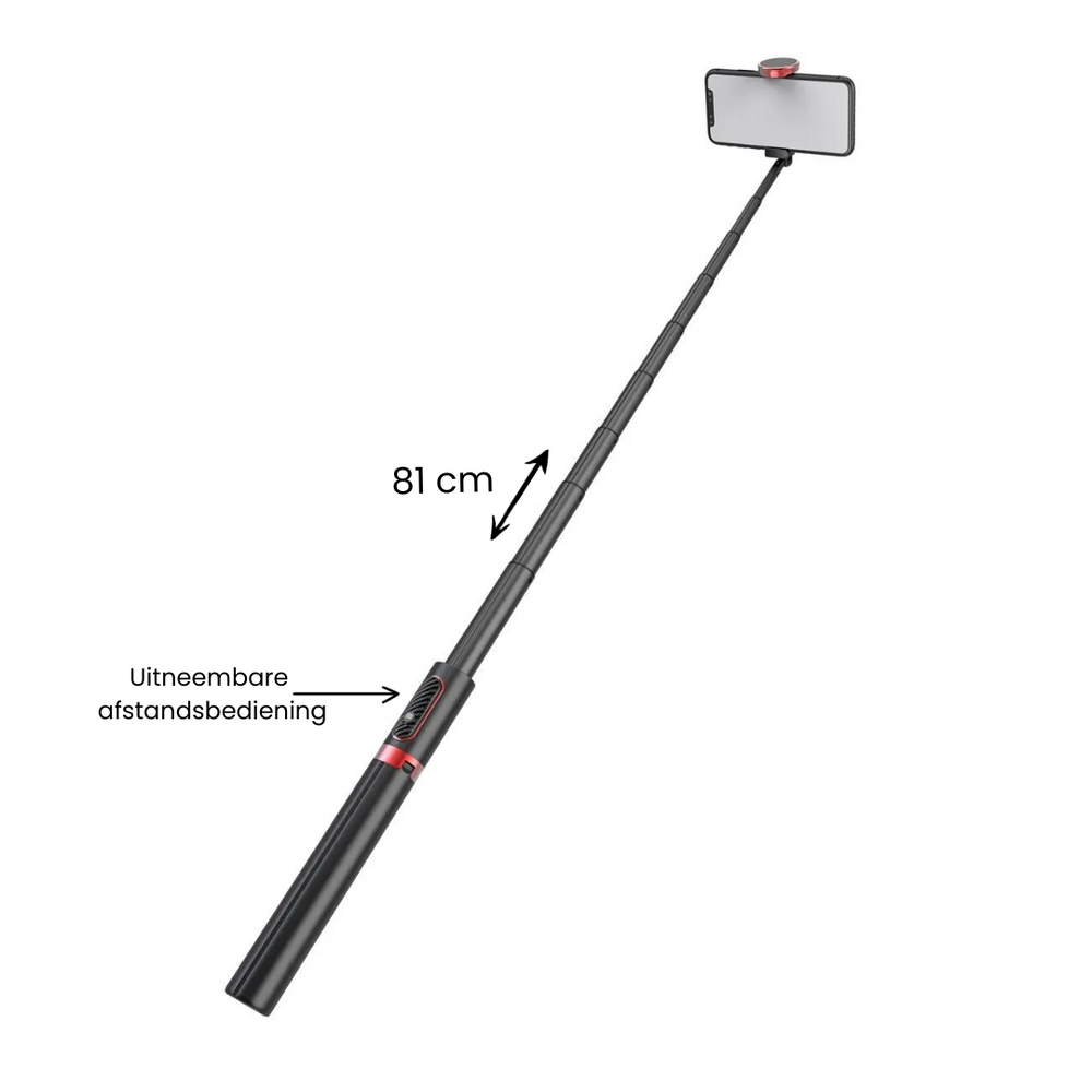 Travipod™ Draagbare 2-in-1 Selfiestick & Tripod