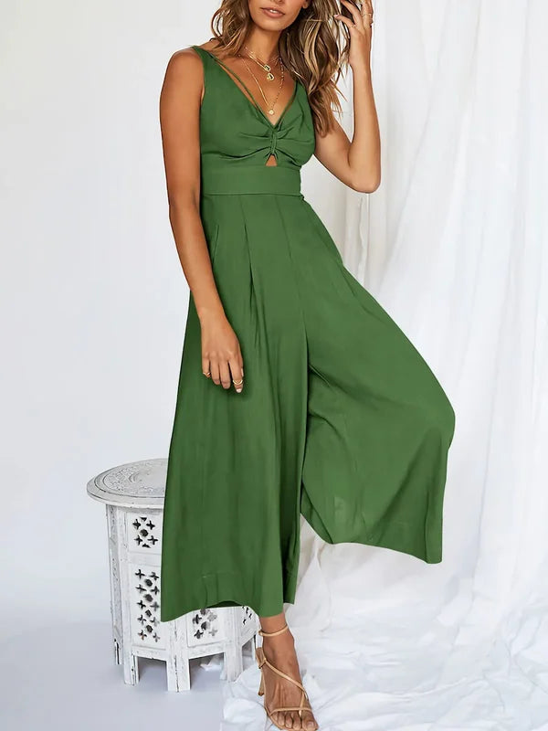 V-hals Jumpsuit