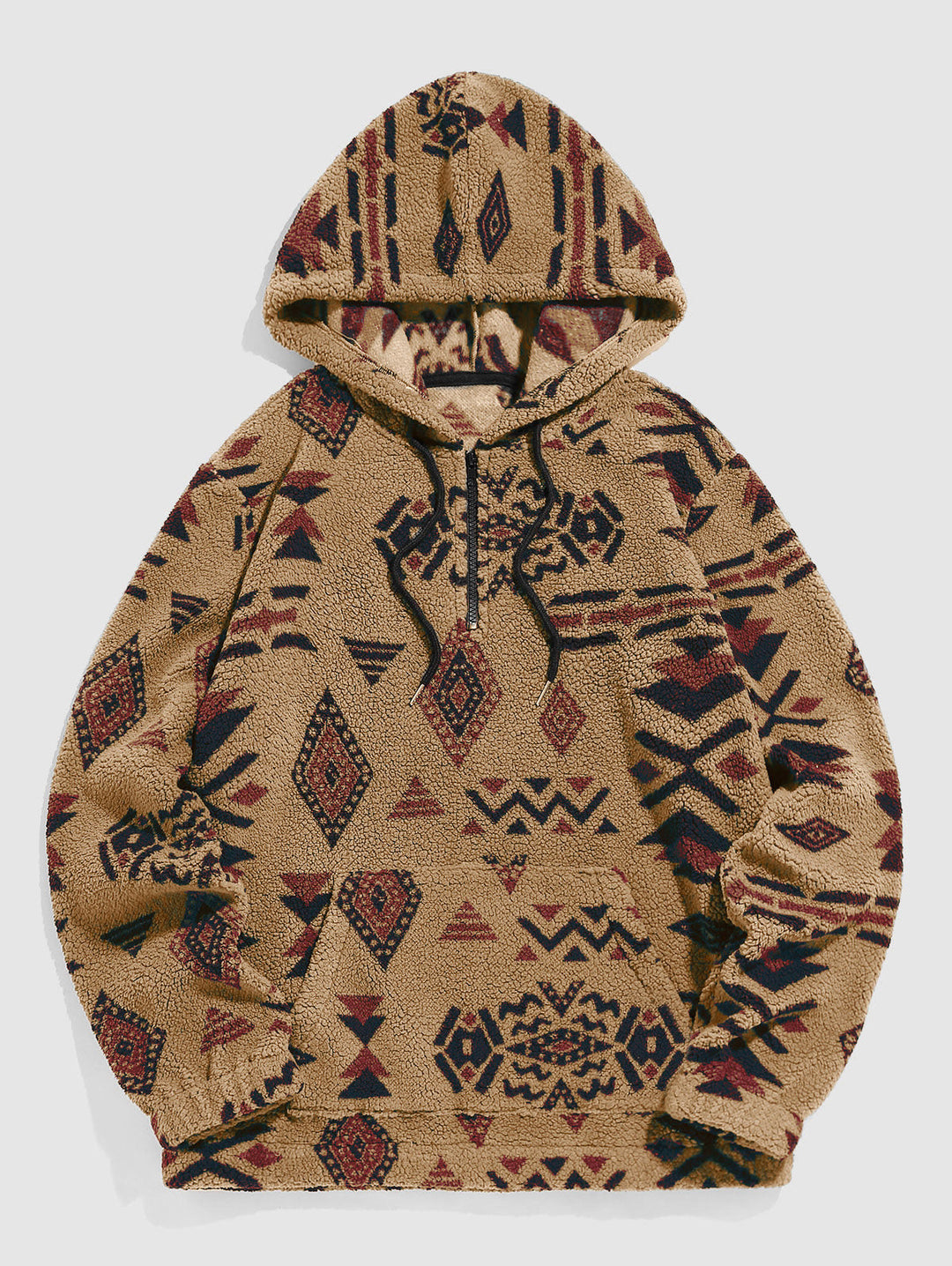 Azteek Tribal Fuzzy Hoodie