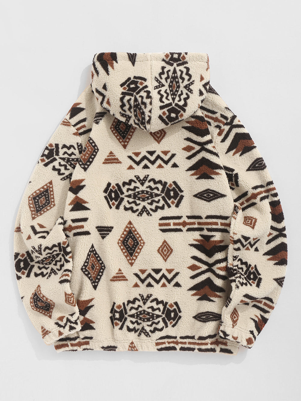 Azteek Tribal Fuzzy Hoodie