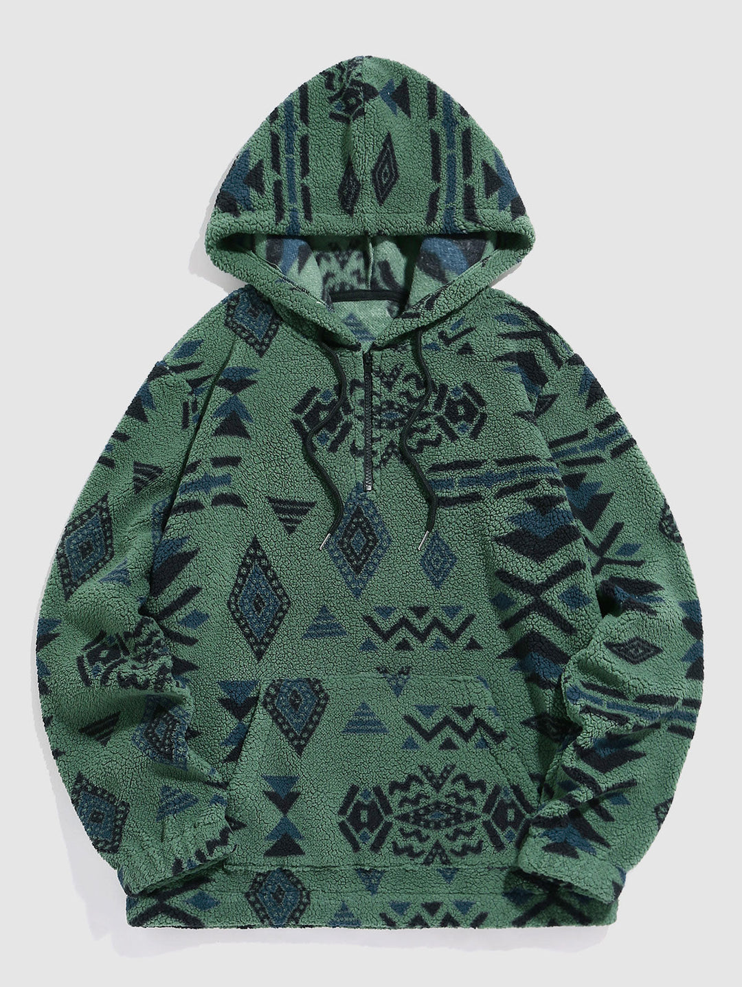 Azteek Tribal Fuzzy Hoodie