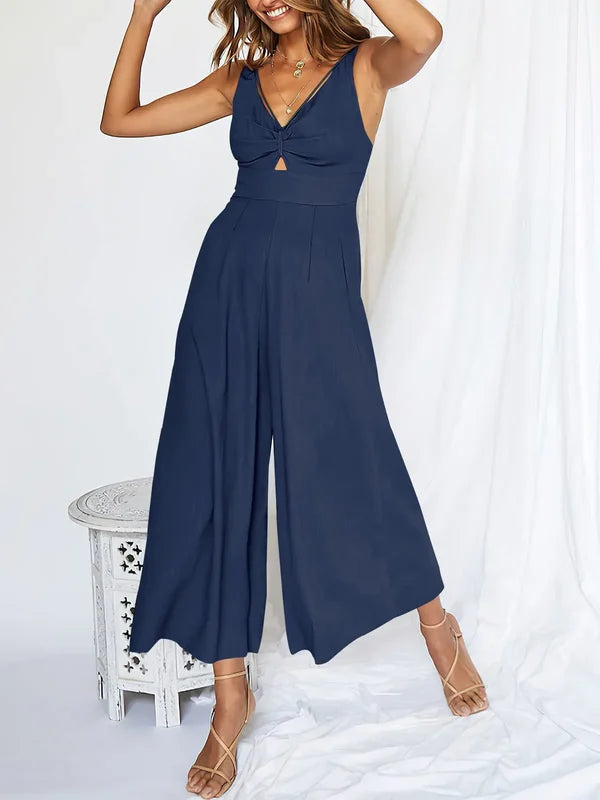 V-hals Jumpsuit