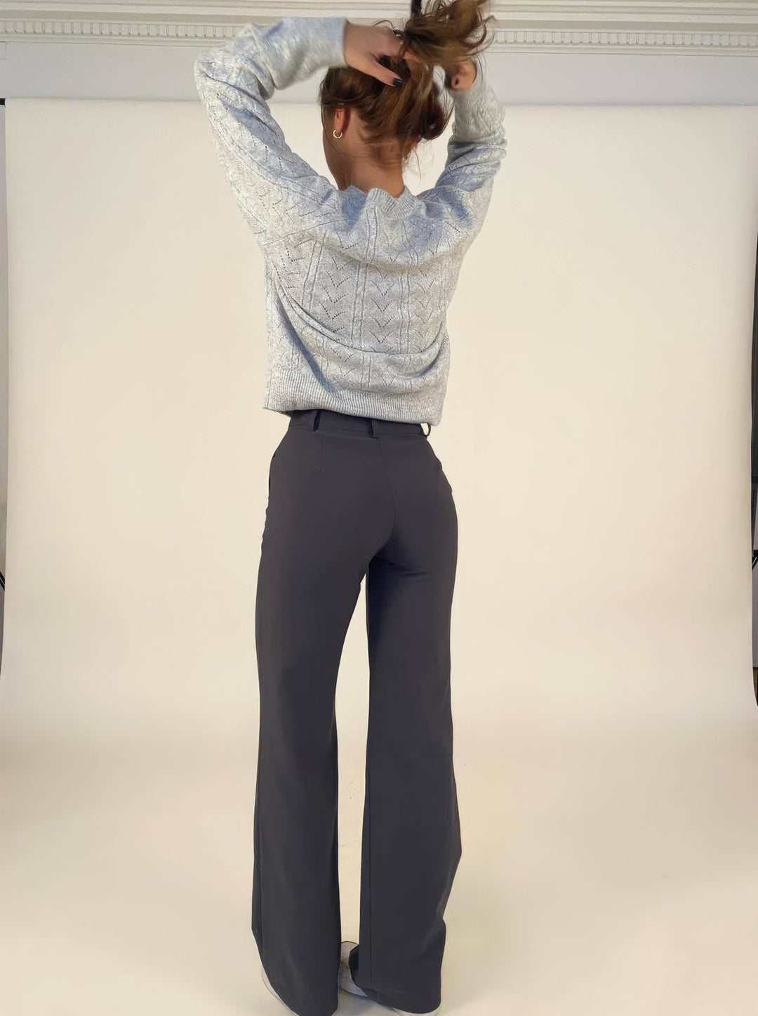 Comfortabele Wijde Hoge Taille Broek