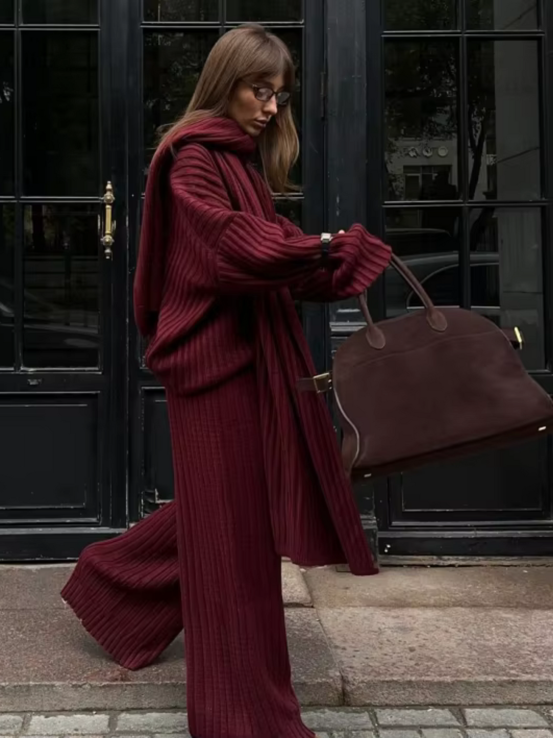 Cozy 3-delige Breisel Set
