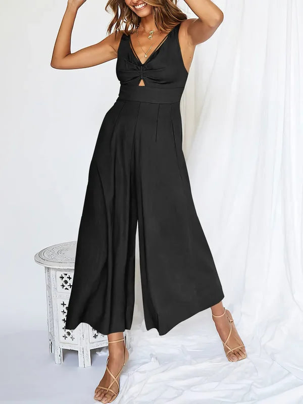 V-hals Jumpsuit