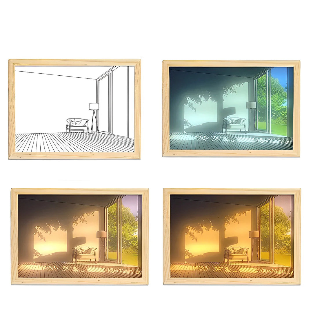 LED Decoratief Lichtschilderij