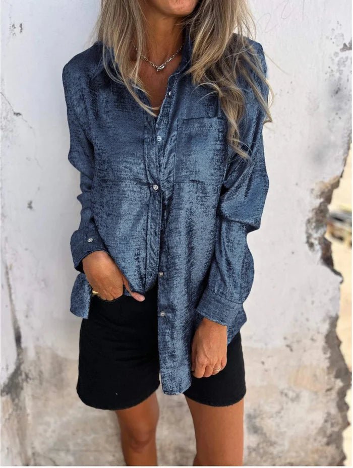 Luxe Suede Blouse