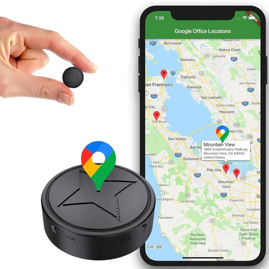 Magnetische GPS Tracker met automatische geluidsopname