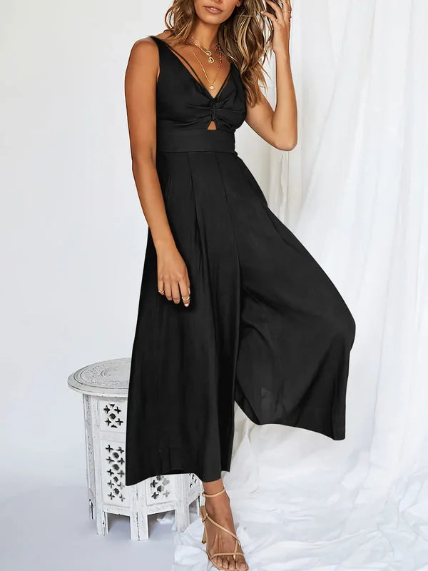 V-hals Jumpsuit