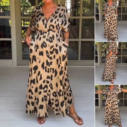 Leopard Maxi Jurk