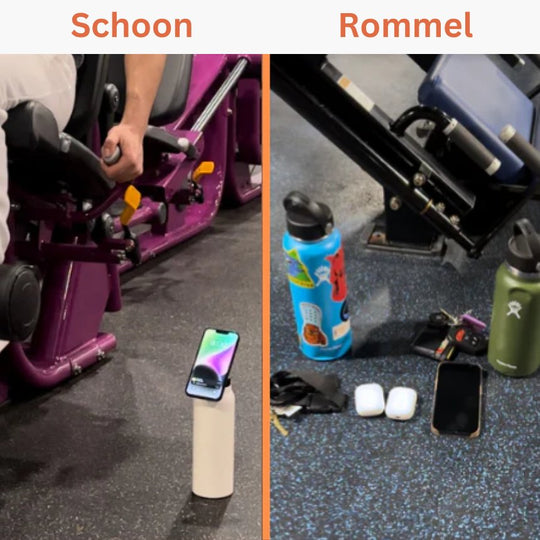 Magnetische Waterfles met Telefoonhouder