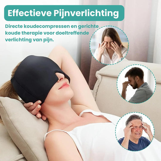 IceCap™ Verkoelende muts voor Hoofdpijn & Migraine