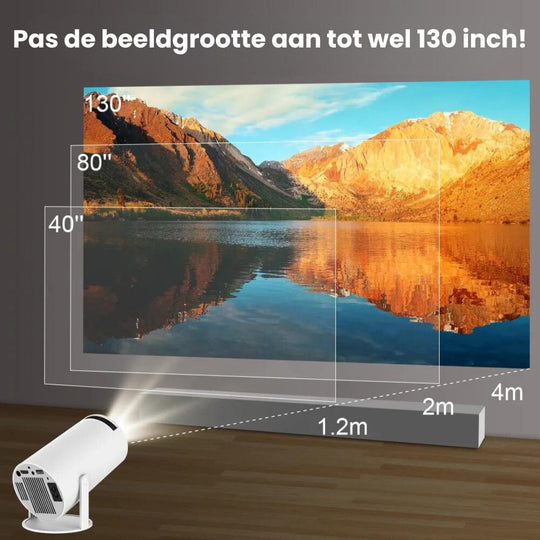 Kleine Thuisbioscoop Projector