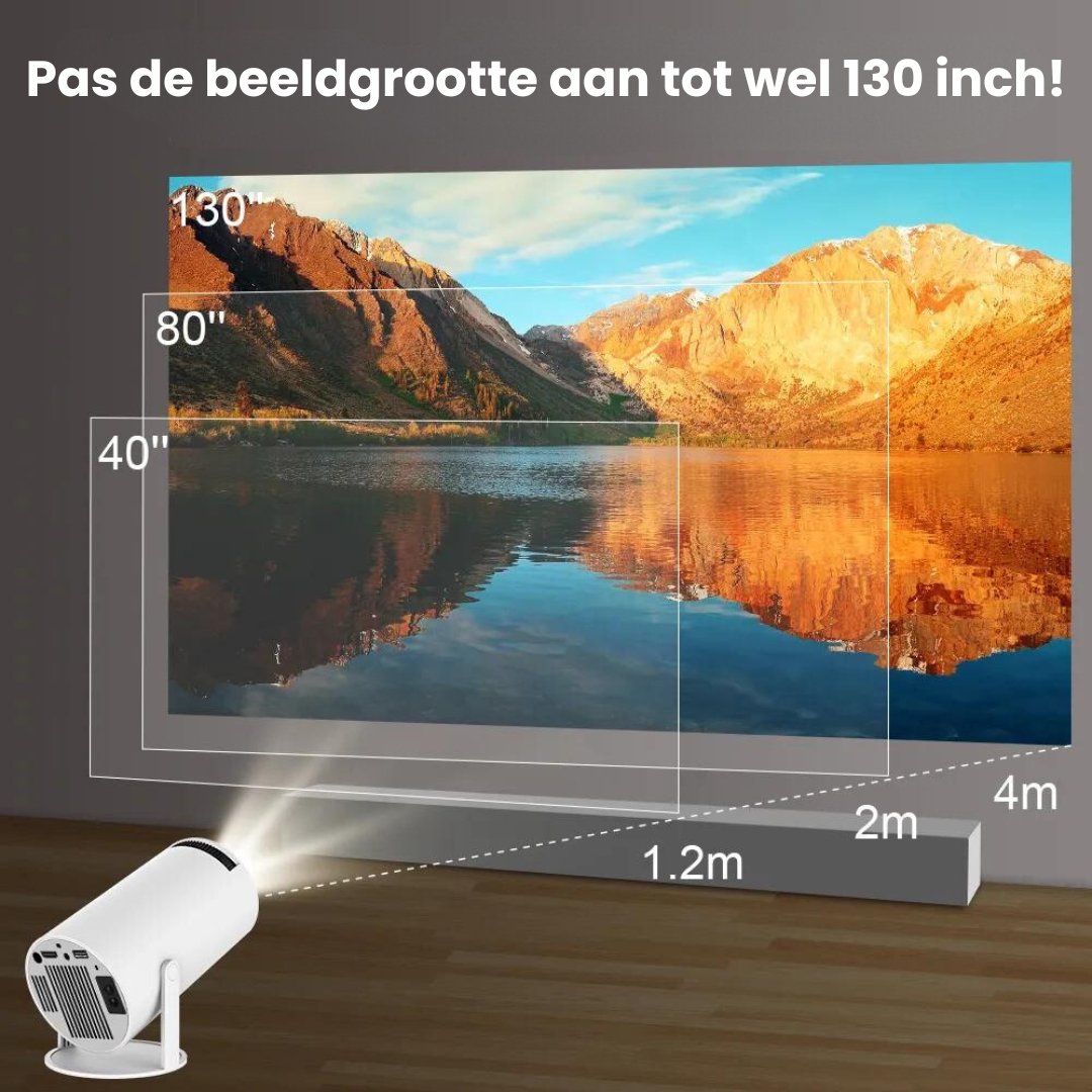 Kleine Thuisbioscoop Projector