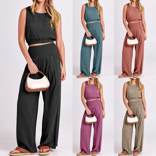 Jumpsuit met hoge taille