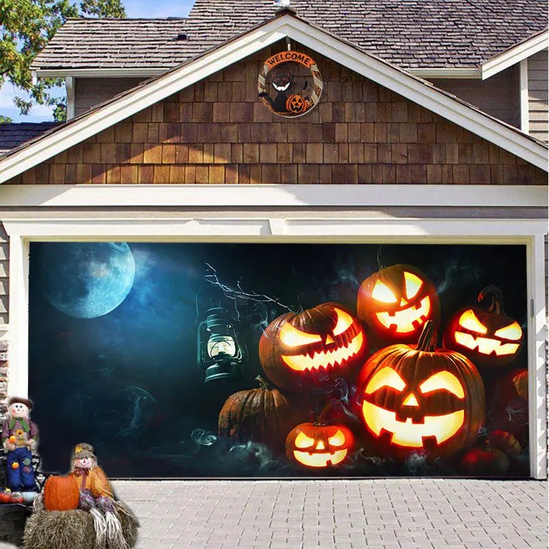 Halloween Garagedeur Decoratie