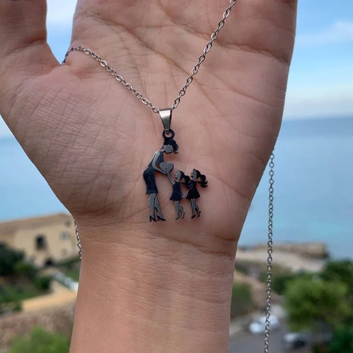 Handgemaakte Ketting 'Moeder & Kinderen'