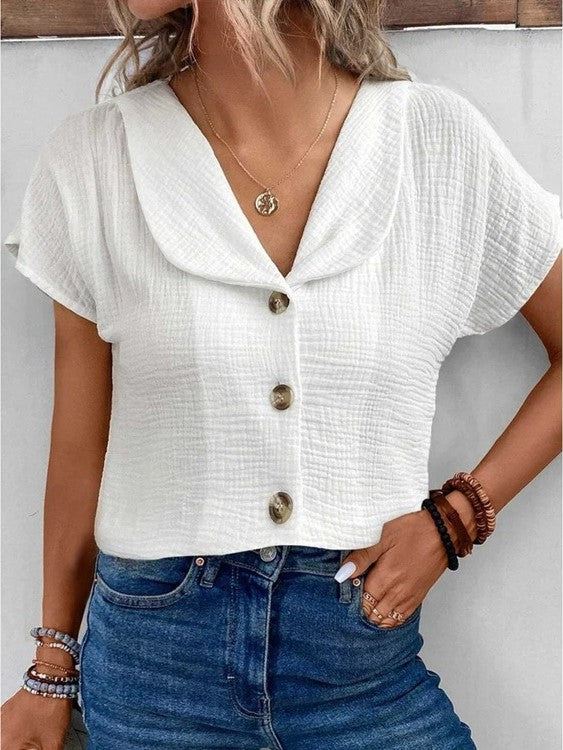 Stijlvolle Blouse met Knopen