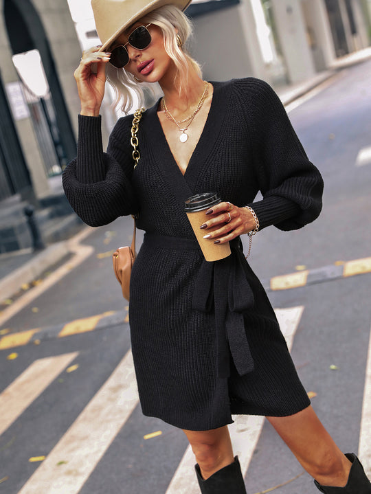 Sweater Jurk met lange mouwen
