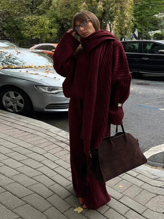 Cozy 3-delige Breisel Set