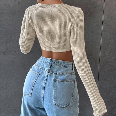 Gebreide Crop Top
