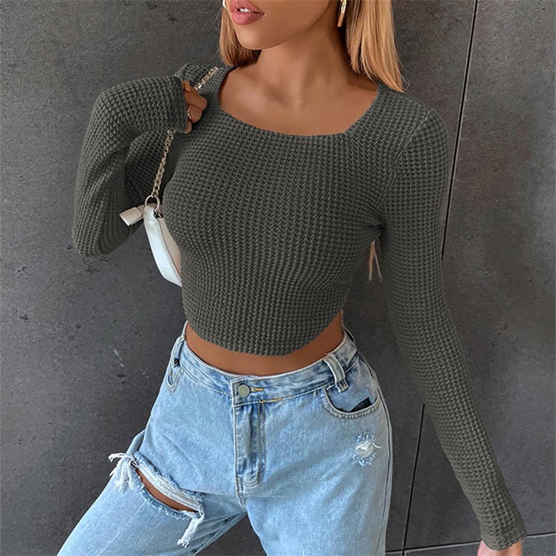 Gebreide Crop Top