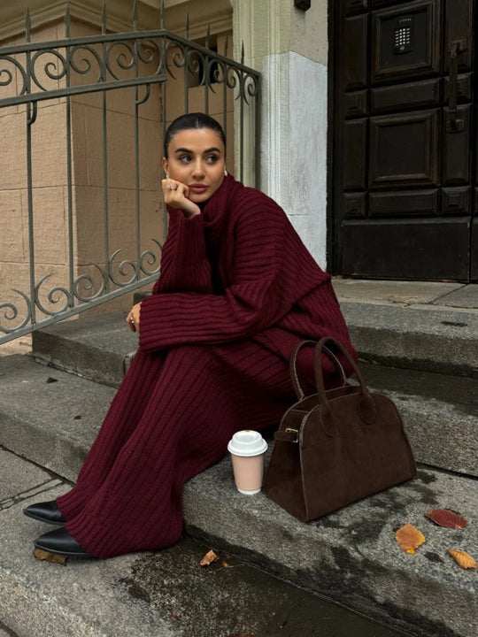 Cozy 3-delige Breisel Set