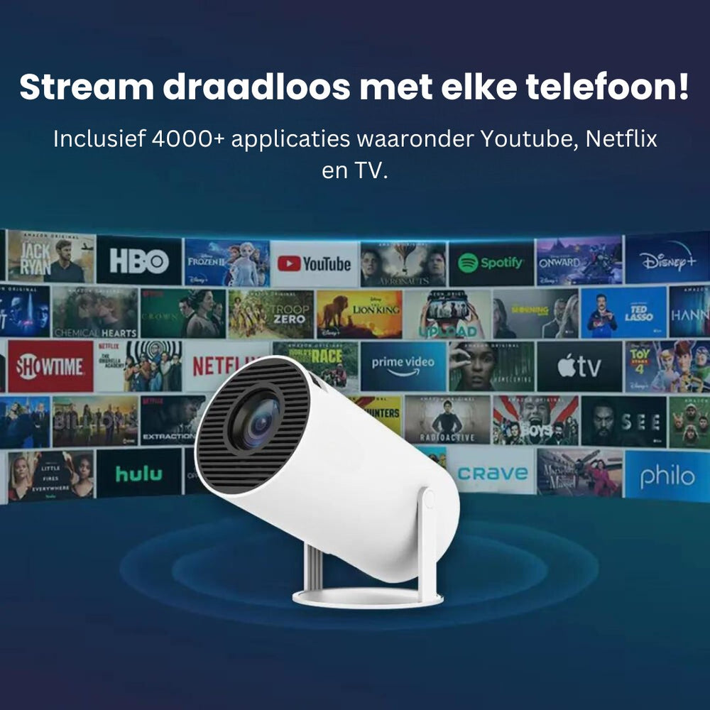 Kleine Thuisbioscoop Projector