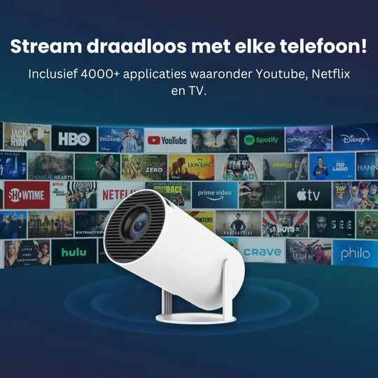 Kleine Thuisbioscoop Projector