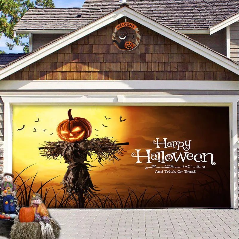 Halloween Garagedeur Decoratie