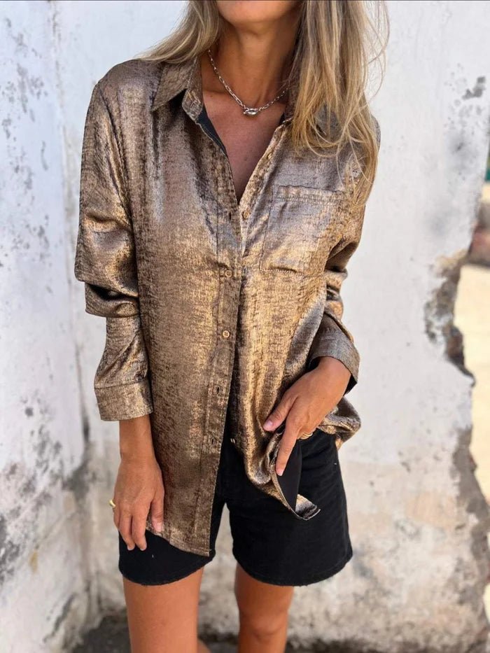 Luxe Suede Blouse