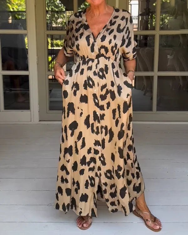 Leopard Maxi Jurk