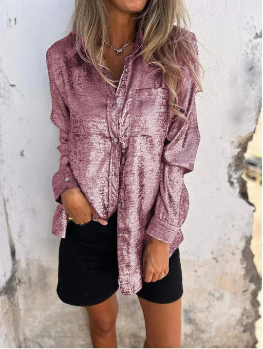 Luxe Suede Blouse