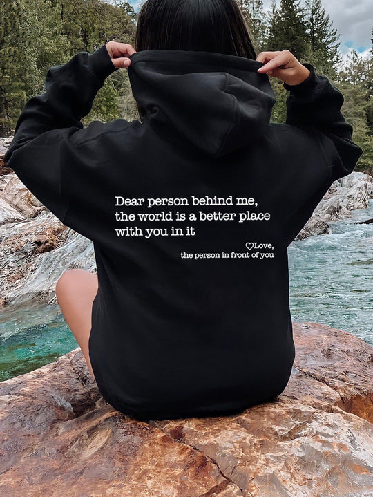 Dear Person Behind Me Hoodie