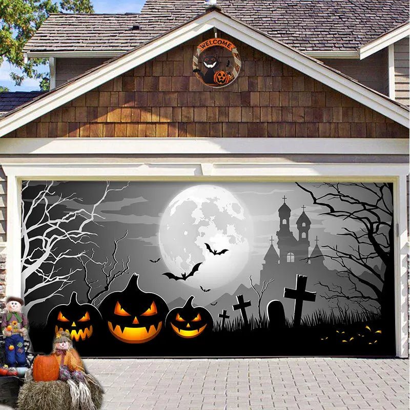 Halloween Garagedeur Decoratie