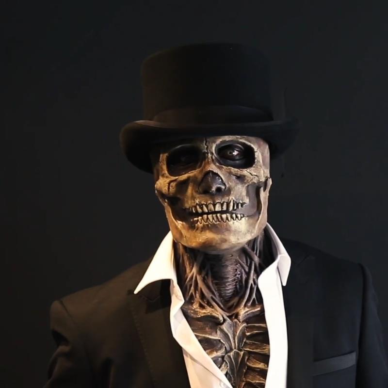 Extra Realistisch Halloween Masker + GRATIS hoed