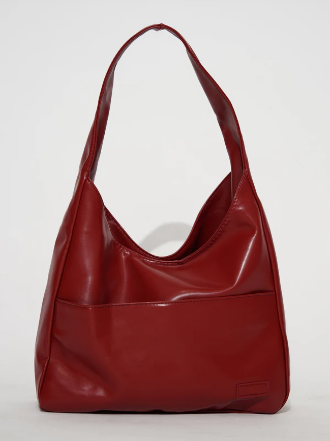 Katy Leren Hobo Tas - Rits Versie