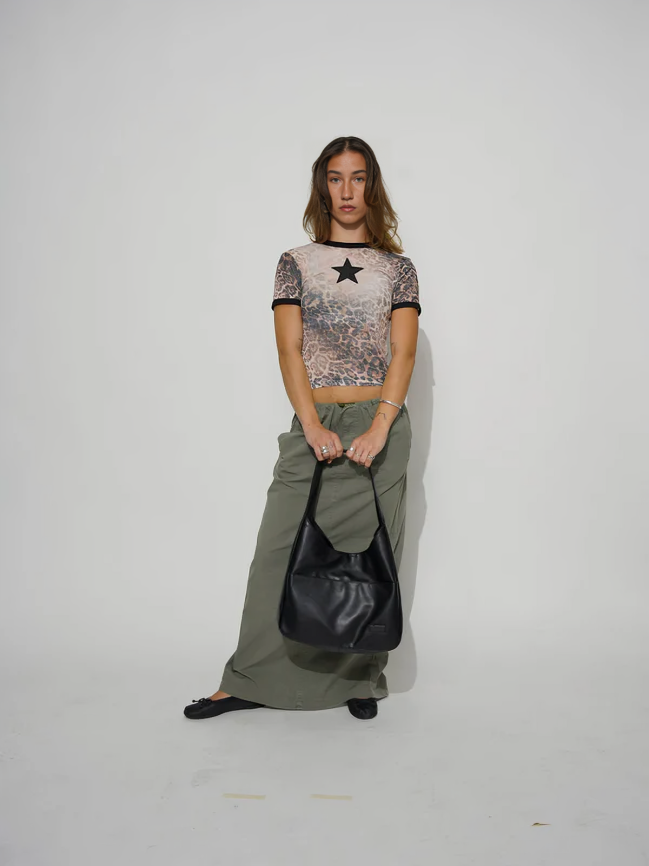 Katy Leren Hobo Tas - Rits Versie