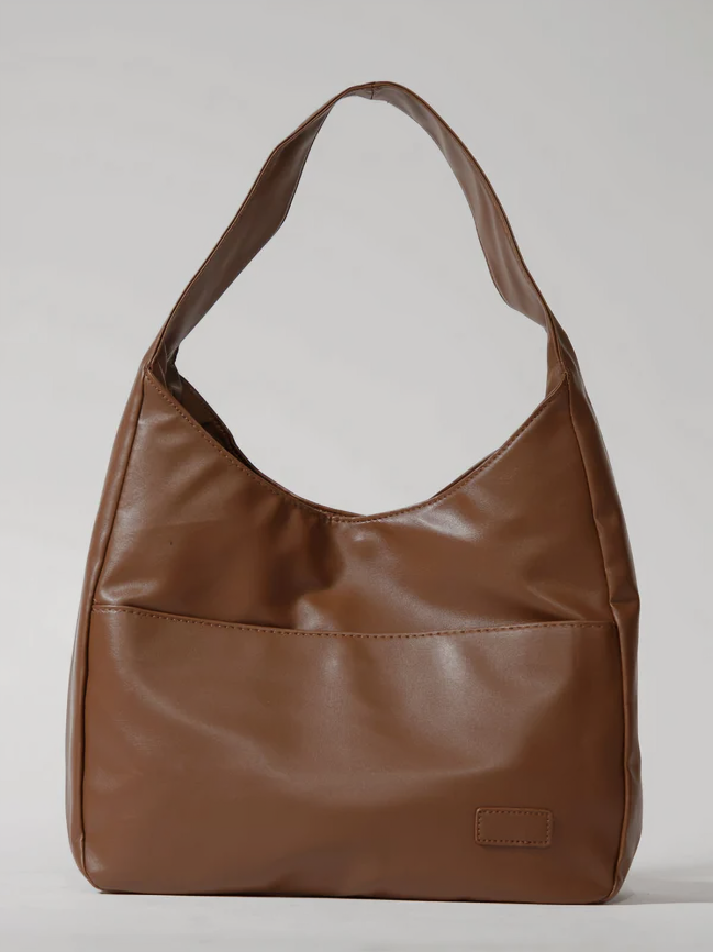 Katy Leren Hobo Tas - Rits Versie