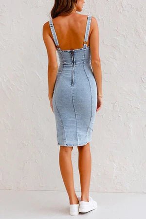 Elegante Denim Jurk