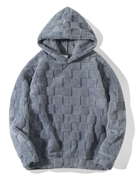 Checkerboard Teddy Hoodie