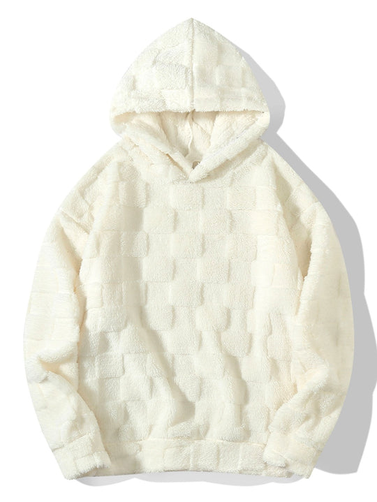 Checkerboard Teddy Hoodie