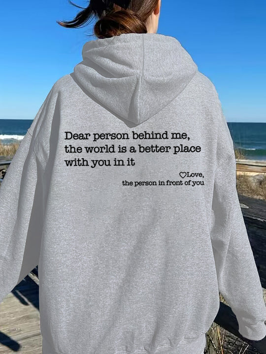 Dear Person Behind Me Hoodie