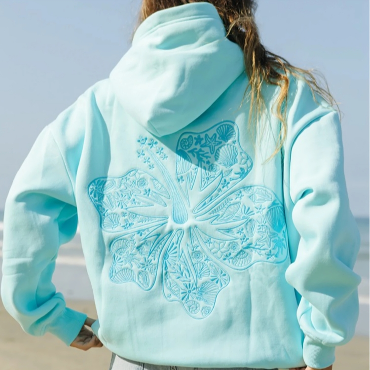 Hibiscus Bloei Hoodie