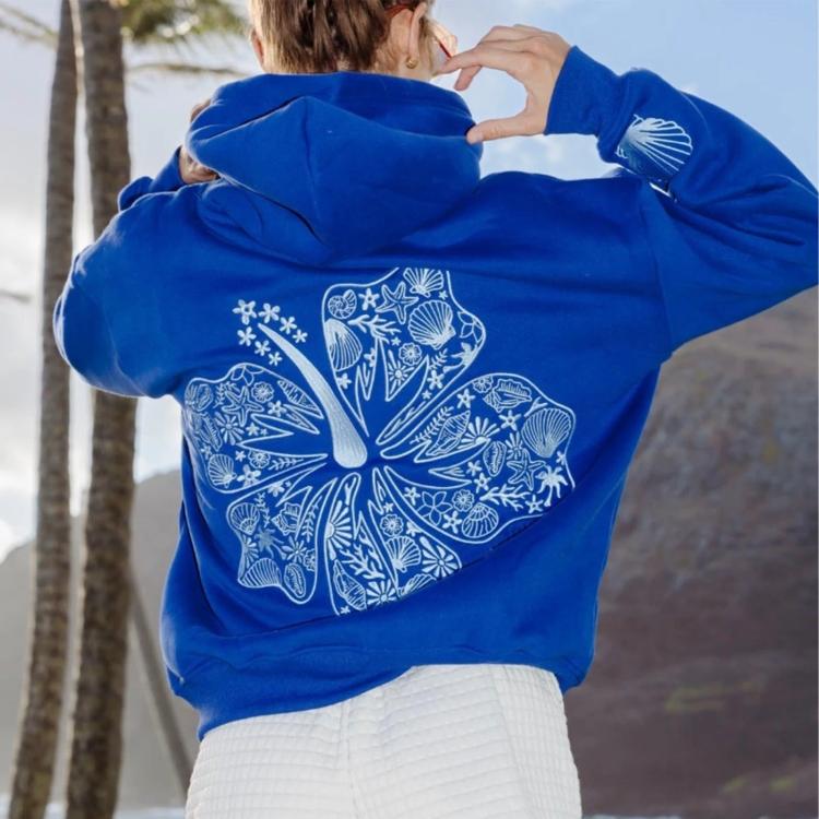 Hibiscus Bloei Hoodie