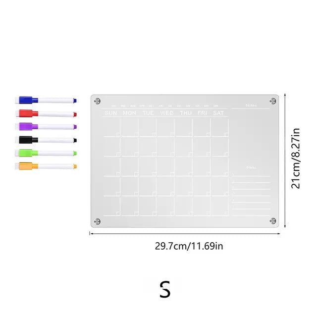 Magnetische Kalender en Planner Kit voor koelkast