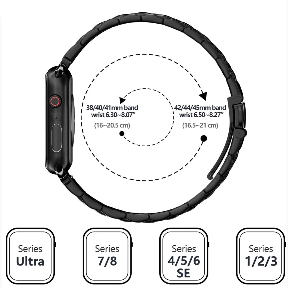 Titanium Band voor Apple Watch