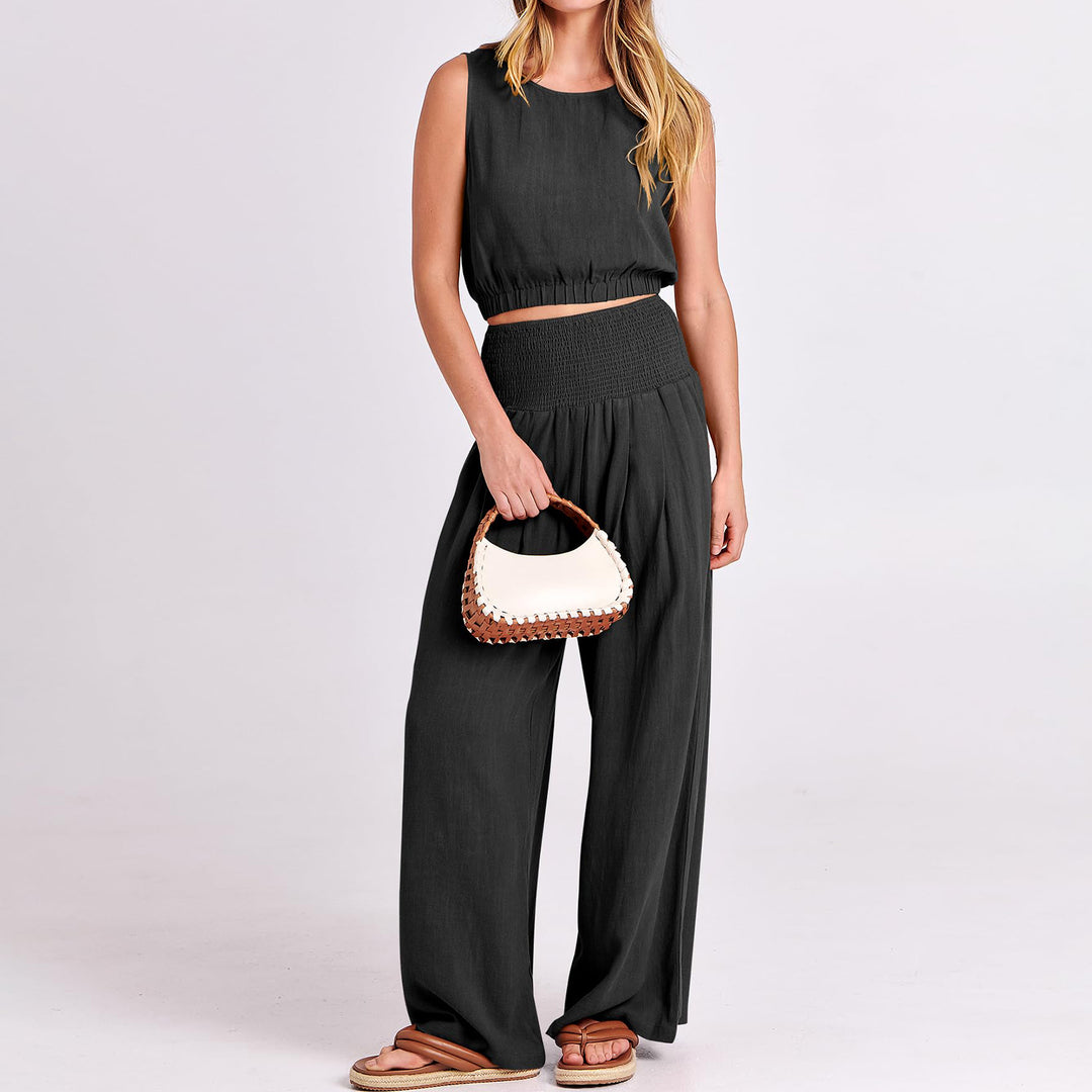 Jumpsuit met hoge taille