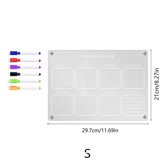 Magnetische Kalender en Planner Kit voor koelkast